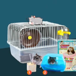 ハムスター ケージ 飼育セット ハムスターハウス 小動物用ケージ ハムスター遊び場 ジャンガリアン ゲージ ハウス 飼育ケージ ハムスター