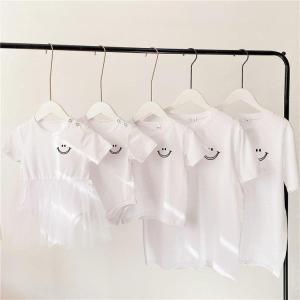 【ポイント10倍！】親子コーデ ベビー 赤ちゃん ペアTシャツ 綿100 リンクコーデ 兄弟 姉妹 お揃い 家族写真 記念撮影 おしゃれ 家族 親