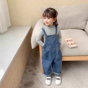 送料無料 パンツ キッズ サロペット オーバーオール オールインワン ボトムス 女の子 ベビー 子供服 パンツ 大きいサイズ KIDS春秋 韓国