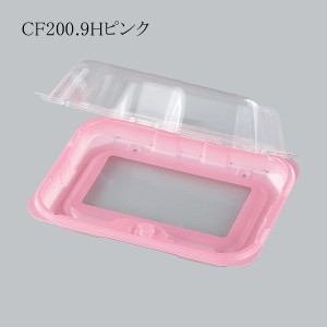 【直送／代引不可】青果用汎用容器 CF200.9H ピンク SE　（約200g） 1200枚