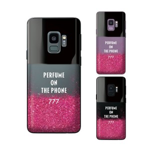Galaxy S9 (docomo SC-02K / au SCV38) スマホ ケース カバー 香水 黒 ピンク