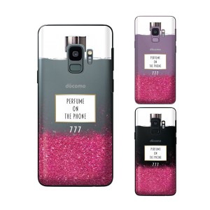 Galaxy S9 (docomo SC-02K / au SCV38) スマホ ケース カバー 香水 メタル ピンク