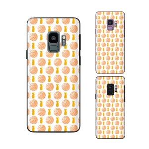 Galaxy S9 (docomo SC-02K / au SCV38) スマホ ケース カバー 毛糸猫2 黄色