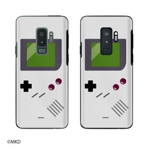 Galaxy S9+ (docomo SC-03K / au SCV39) スマホ ケース カバー ゲームボーイ グレー