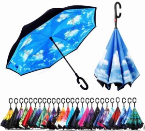 傘 晴雨兼用 さかさ傘 逆さ傘 日傘 雨傘 晴雨傘 大きいめサイズ UVカット 遮熱 ワンタッチ 耐強風 超軽量 撥水加工 UV対策 熱中症対策 男