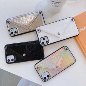 iphone11 iphone7/8 iphone12 iPhoneX/XS 韓国ファッション 携帯ケース 全機種対応レザーカバーショルダー型