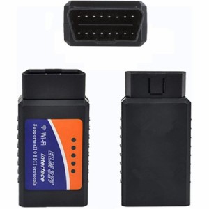  エンジン車専用 OBD2自動車故障診断機 自己診断（V1.5）Wi-Fi仕様 OBD2エンジン故障診断 車ECU情報をアプリでチェック IOS Android