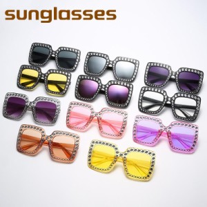 サングラス レディース ビジュー ゴージャス キラキラ おしゃれ UV 紫外線対策 メガネ 眼鏡 雑貨 小物