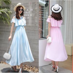 夏 ワンピース おしゃれワンピース ふんわり 無地 白ワンピース 白 夏 レディースワンピース 半袖 韓国 ファッション プチプラの通販はau Wowma ワウマ a Style 商品ロットナンバー