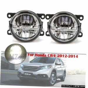 フォグランプのためにホンダCRV CRV 2012 2013 2014フロントライトバンパークリアレンズLED L＆＃038; R