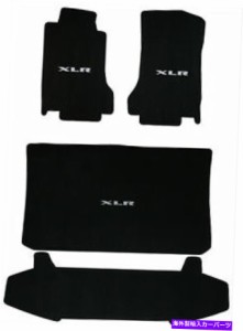 フロアマット ロイドマットVELOURTEXカスタムメイド3PC MAT SET 2004-2007キャデラックXLR *シルバーロゴ Lloyd Mats VELOURTEX 