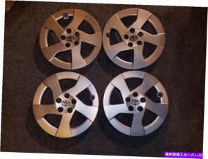 Wheel Covers Set of 4 4新しい2010 2011 2017プリウスホイールキャップ16" ホイールカバー61156送料無料のセット Set of 4 New 