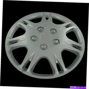 Wheel Covers Set of 4 15" 三菱GALANTセンターハブキャップホイールリムカバーの取り付けのため - 4個セット For 15" MITSUBISH