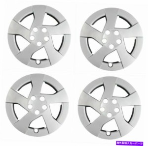 Wheel Covers Set of 4 10-14トヨタのプリウスのための4シルバー15" ホイールカバーの海岸の海岸にIWC44815S設定 Coast to Coast