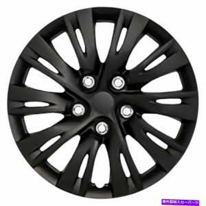 Wheel Covers Set of 4 4 IWC103715BLKのCCIホイールカバー15インチ10スポークグロスブラックセット CCI Wheel Cover 15 Inch 10