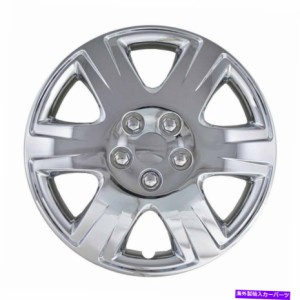 Wheel Covers Set of 4 4 IWC42215CのCCIホイールカバー15インチ6スポーククロームセット CCI Wheel Cover 15 Inch 6 Spoke Chro