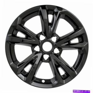 Wheel Covers Set of 4 CCIホイールカバー17インチ5 Vは4 IWCIMP384BLKブラックセットのスポーク CCI Wheel Cover 17 Inch 5 V S