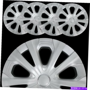 Wheel Covers Set of 4 4つのフィットトヨタプリウス2016年から2021年15" ホイールカバーハブは、フル・リム・スキンの上にスナ 