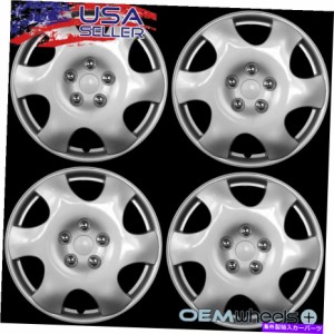 Wheel Covers Set of 4 4 NEW OEM SILVER 15" ハブキャップFORD SUV車のトラックセンターホイールセットをカバーFITS 4 NEW OEM 