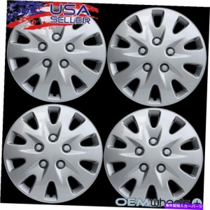 Wheel Covers Set of 4 4 NEW OEM SILVER 17" ハブキャップISUZU SUVトラックCAR CENTERホイールセットをカバーFITS 4 NEW OEM S