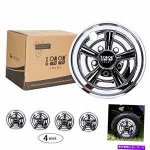 Wheel Covers Set of 4 10L0Lゴルフカートのホイールは、フィットEZGOのためのクラブカーヤマハ8" 4のセットハブキャップをカバ 