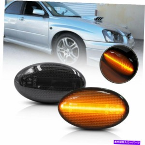 Side Marker 02-07 STIのGDA GDB有用な光のためにスモークレンズアンバーLEDサイドマーカーライト Smoked Lens Amber LED Side M