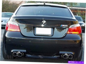 Cover Rear Trunk BMW E60 5シリーズABSユーロリアトランクスポイラーリップブートウイングスポーツトリムふたM M5 - BMW E60 5 