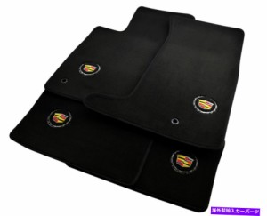 フロアマット フロアマットについてはキャデラックSRX 2004-2010黒テーラードカーペットでキャデラックのロゴ Floor Mats For Ca