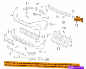 Bumper Bracket HONDA OEM 2017 CR-Vフロントバンパーグリルグリル、バンパーブラケット左71160TLAA00 HONDA OEM 2017 CR-V Fron