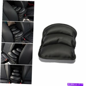 Center Console Armrest Cushion 黒い車のセンターコンソールアームレストボックスクッションパッド耐久力のあるPUレザー枕1PC B