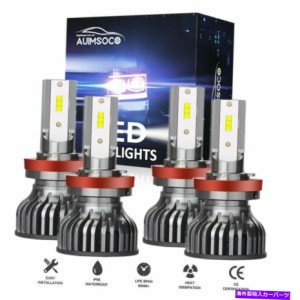 USヘッドライト トヨタタコマ2016-2020 H11ハイロービームのためのLEDヘッドライトの電球明るい白 LED Headlight Bulbs Bright W