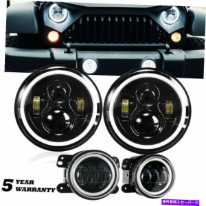 USヘッドライト 7 "LEDヘッドライトプロジェクター+4" FOG LIGHT "CORONADO 132トラック 7" LED Headlights Projector +4" Fog L