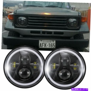 USヘッドライト ペア7 "トヨタランドクルーザーのためのLEDヘッドライトFJ40 FJ45 FJ50 FJ60 FJ60 FJ70 Pair 7" LED Headlight F