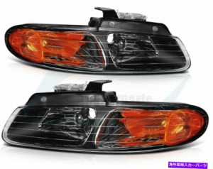 USヘッドライト 1996 - 2000年のドッジキャラバンフロント左+右ヘッドランプペアの交換 Headlight For 1996-2000 Dodge Caravan 