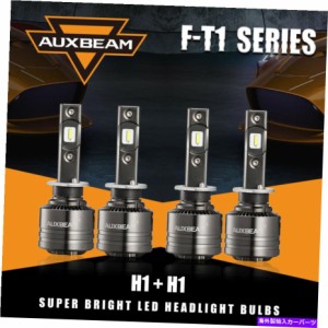 USヘッドライト 4x Auxbeam T1 H1 LEDヘッドライト+カンブスFor Honda CR-V 2005-2006マツダ6 2003-2008 4x AUXBEAM T1 H1 LED H