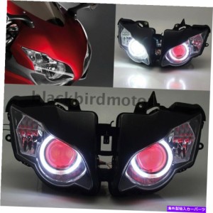 USヘッドライト HONDA CBR1000RR 2008-11のためのヘッドライトアセンブリHID赤の悪魔の天使の目のプロジェクター Headlight Asse