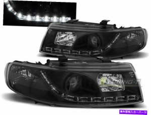 USヘッドライト ヘッドライトLED DRL探しているシートLEON 1M TOLEDO 99-04日光ブラックFreeship US Headlights LED DRL Look fo