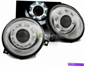 USヘッドライト ヘッドライトLED DRL VW LUPO 98-05日光クロム世界のFreeship US Headlights LED DRL Look for VW LUPO 98-05 Da