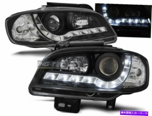 USヘッドライト ヘッドライトLED DRL座席を探すIbiza Cordoba 99-02日光ブラックFreeship US Headlights LED DRL Look for Seat 