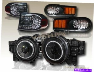 USヘッドライト 07-14トヨタFJクルーザープロジェクターヘッドライト+ LEDテールライトバンパー Fit For 07-14 Toyota FJ Cruise