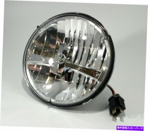 USヘッドライト （1）7 "インチLEDヘッドライト電球高出力クロム二重機能（プレミアム） (1) 7" Inch LED Headlight Bulb High P