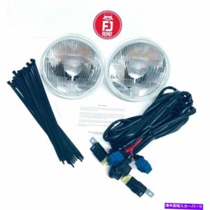 USヘッドライト ヘッドライトFJ40 FJ43 FJ45 FJ55 FJ60トヨタランドクルーザーキットハロゲン純正OEM HEADLIGHT FJ40 FJ43 FJ45 