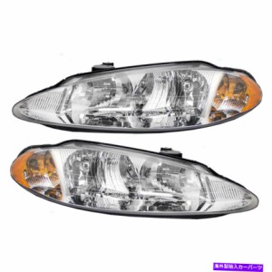 USヘッドライト 98-04 Dodge Interepid Headampハウジングセット5161541AB 5161540ABのペアヘッドライト Pair Headlights for 98