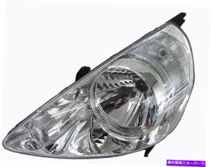 USヘッドライト *新*ヘッドライトヘッドライトランプ（Chrome）スーツホンダジャズGD 5DR 2004 - 2008年左 *NEW* HEADLIGHT HEAD