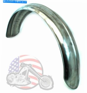 Rear Fender 5 "スチールリブリアフェンダーの生圧延エッジハーレーチョッパーボバーカスタムリジッド 5" Steel Ribbed Rear Fen