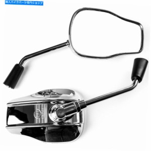 Mirror カワサキマッハ500 750 kH S3トライアルボスのためのクロムオートバイのミラーペア Chrome Motorcycle Mirrors Pair For 