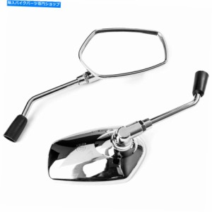 Mirror カワサキマッハ500 750 kH S3トライアルボスのためのクロムオートバイのミラーペア Chrome Motorcycle Mirrors Pair For 