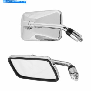 Mirror ペア10mmリアビュークロムミラーセットフィットホンダシャドウファントム750 2010-2014 Pair 10mm Rear View Chrome Mirr