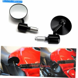 Mirror ホンダGROM 125 / REBEL 250ユニバーサルオートバイ7/8 "ハンドルバーエンドミラー For Honda Grom 125 / Rebel 250 Univ