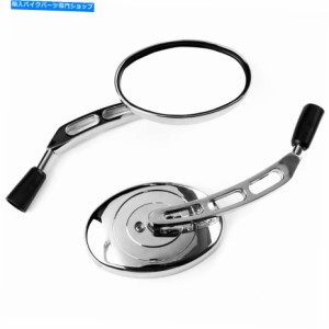 Mirror カワサキマッハ500 750 kH S3トライアルボスのためのクロムオートバイのミラーペア Chrome Motorcycle Mirrors Pair For 